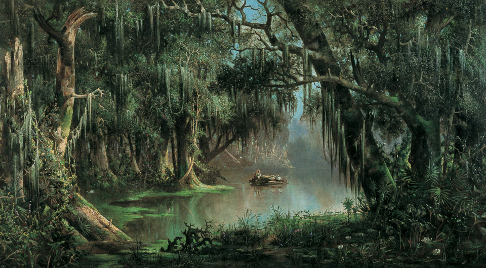 Painting: Bayou Teche by Meyer Straus
