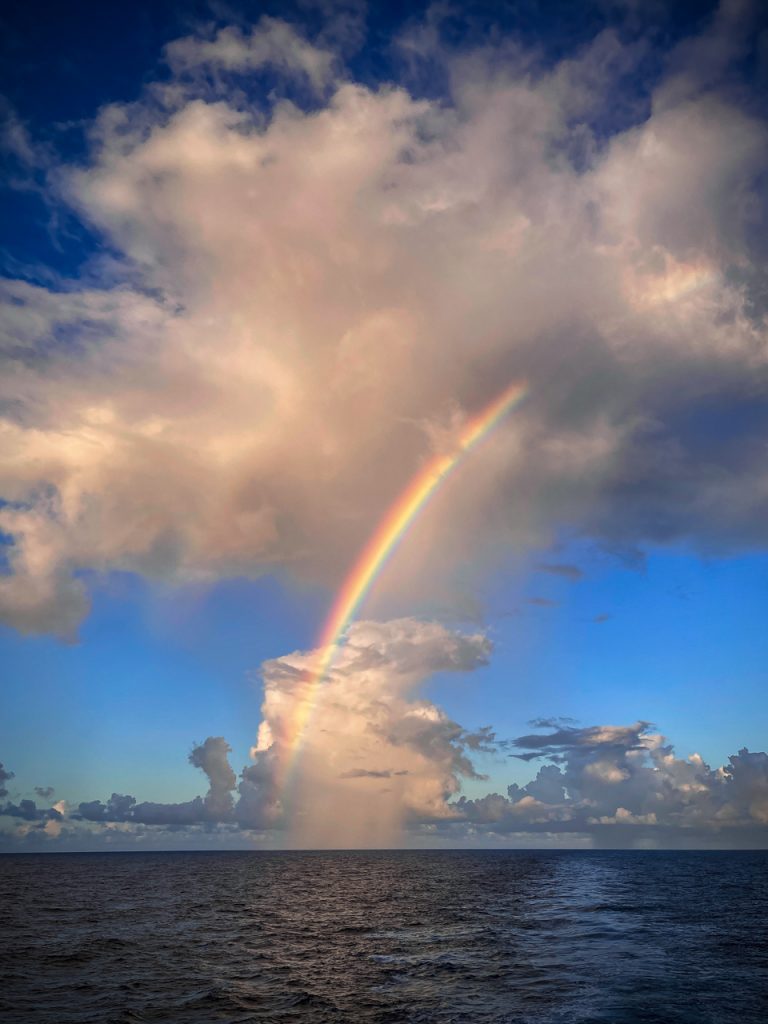 Pacific rainbow at dawn © 2022 Charles & Mary Love